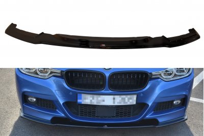 Накладка сплиттер на передний бампер на BMW 3 F30 / F31 M-Sport